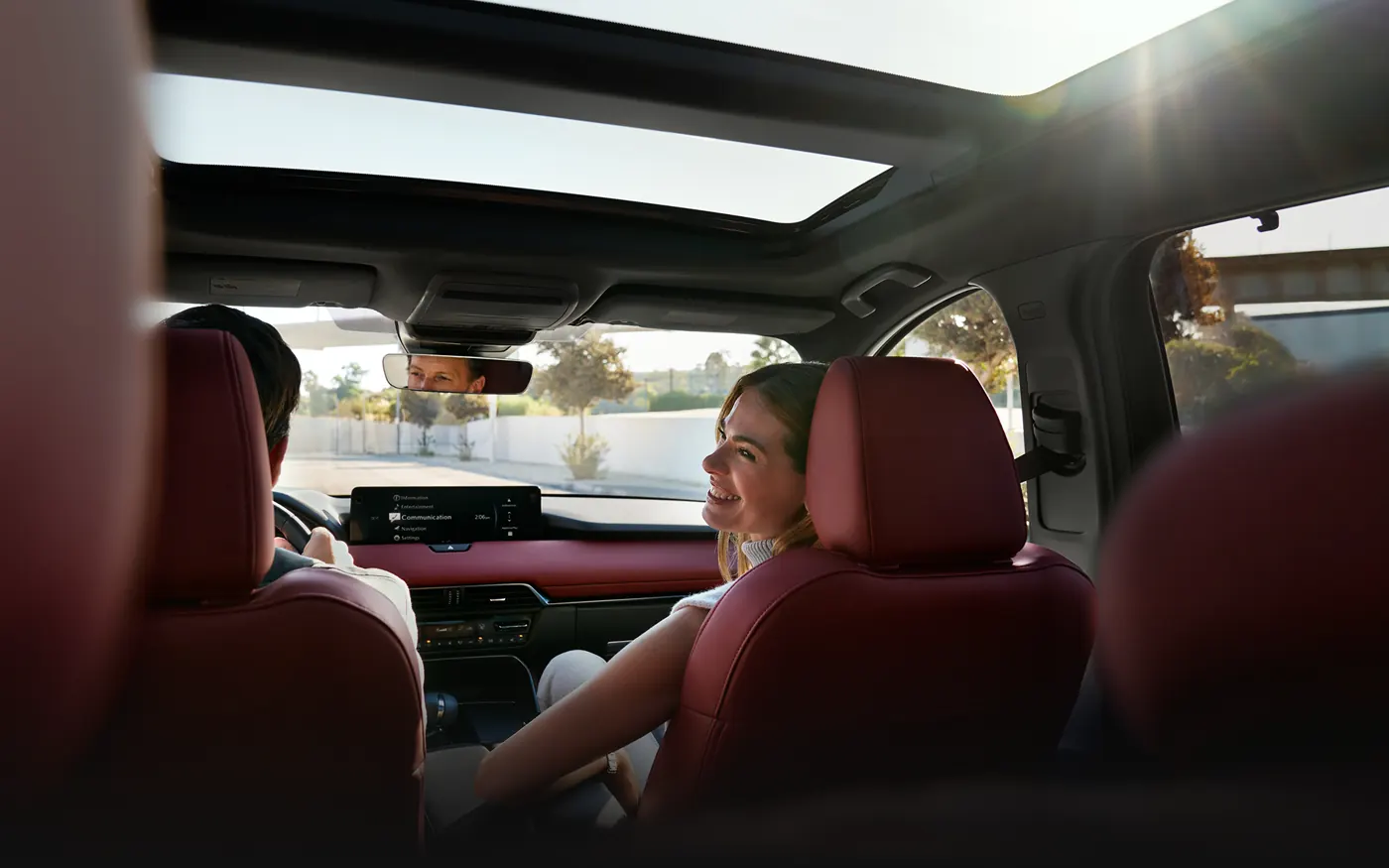 Friends riding in the 2-row 2027 Mazda CX-90 | Champion Mazda Owensboro, KY in Owensboro KY